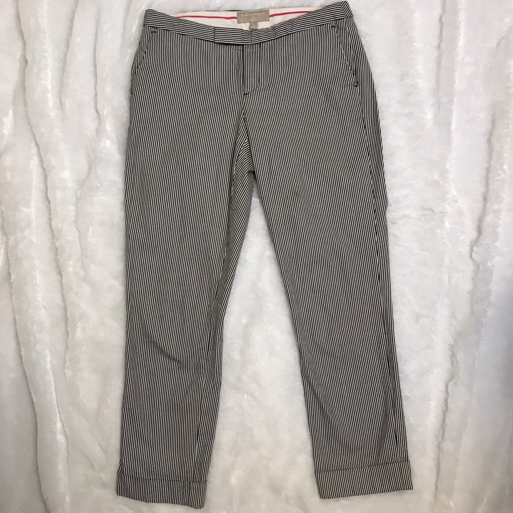 Banana Republic Striped “Ryan Fit” Pants Size 0